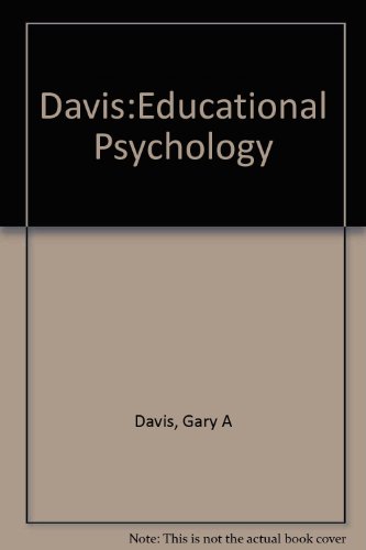 Stock image for Davis : Ducational Psychology for sale by Better World Books