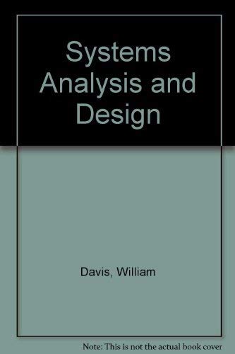 Imagen de archivo de Systems Analysis and Design: A Structured Approach a la venta por Wonder Book