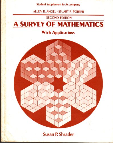 Beispielbild fr A Survey of Mathematics with Applications zum Verkauf von Better World Books