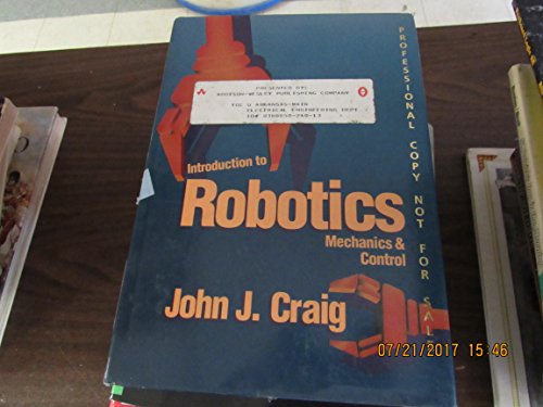 Beispielbild fr Introduction to Robotics: Mechanics and Control zum Verkauf von Anybook.com