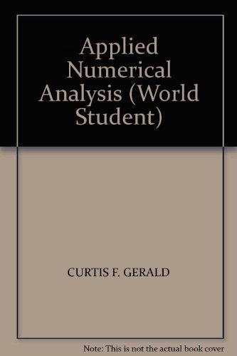 Immagine dell'editore per Applied Numerical Analysis venduto da HPB-Red