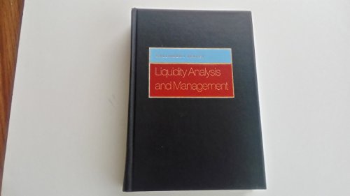 Stock image for Liquidity Analysis and Management for sale by Better World Books Ltd