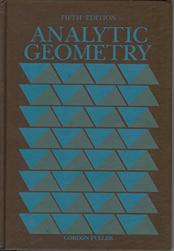 Beispielbild fr Analytic Geometry zum Verkauf von Better World Books