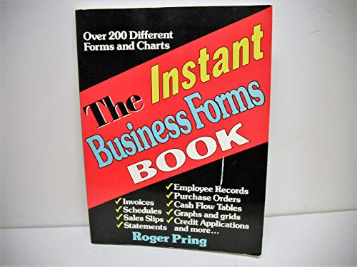 The instant business forms book (9780201108996) by Pring, Roger