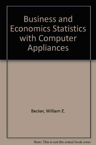 Stock image for Business and Economics Statistics with Computer Applications for sale by Better World Books