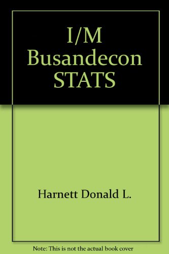 I/M Busandecon STATS (9780201109573) by Becker, William E.; Harnett, Donald L.