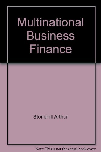 9780201114362: Title: Multinational business finance