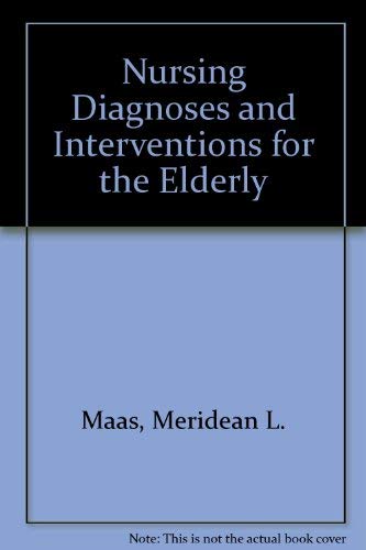 Imagen de archivo de Nursing Diagnoses and Interventions for the Elderly a la venta por ThriftBooks-Dallas