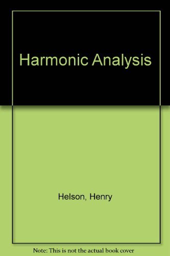 9780201127522: Harmonic Analysis