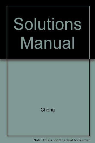 Beispielbild fr Field and Wave Electromagnetics: Solutions Manual, 2nd edition zum Verkauf von SecondSale