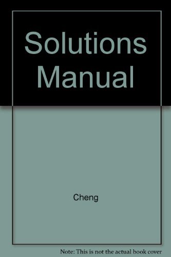 Solutions Manual (9780201128437) by David K. Cheng