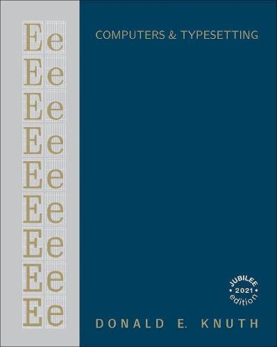 Beispielbild fr Computers and Typesetting, Volume E : Computer Modern Typefaces zum Verkauf von Better World Books