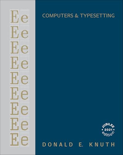 9780201134469: Computers & Typesetting, Volume E: Computer Modern Typefaces (Computers and Typesetting, E)