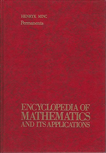 Immagine dell'editore per Permanents (Section, Linear algebra) venduto da Phatpocket Limited