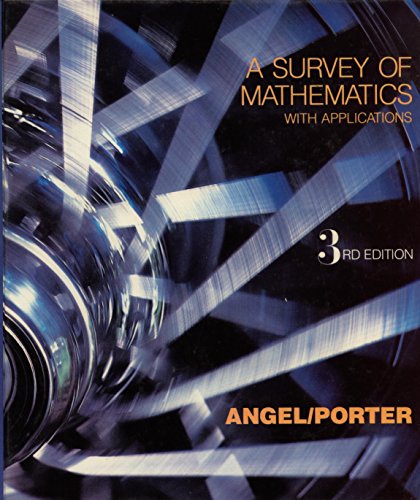 Beispielbild fr A Survey of Mathematics With Applications zum Verkauf von Wonder Book