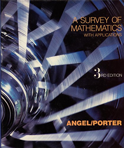 9780201136968: A Survey of Mathematics With Applications