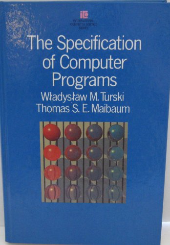 9780201142266: The Specification of Computer Programs