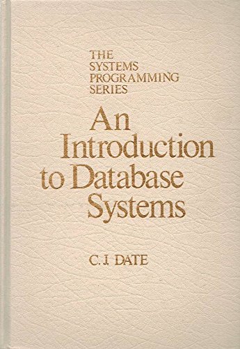 Beispielbild fr Introduction to Data Base Systems zum Verkauf von Ammareal