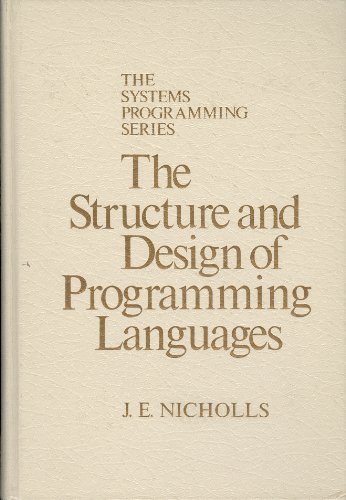 Stock image for The structure and design of programming languages (The Systems programming series) for sale by HPB-Red