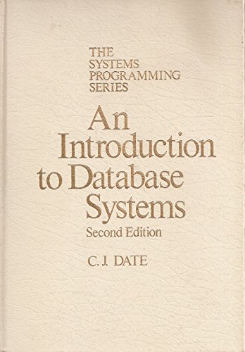 Beispielbild fr Introduction to Database Systems zum Verkauf von Better World Books