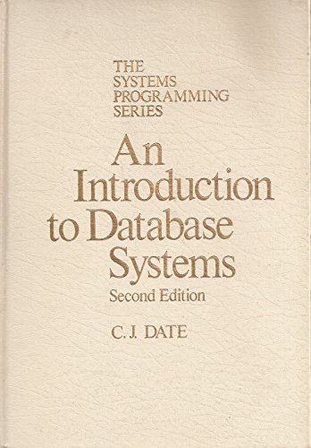 Imagen de archivo de An Introduction to Database Systems (Systems Programming Series) a la venta por Wonder Book