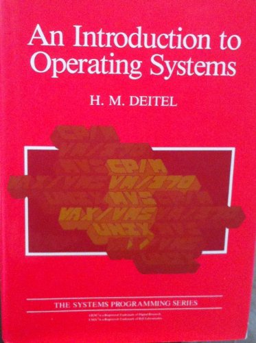 Beispielbild fr An Introduction to Operating Systems zum Verkauf von Better World Books