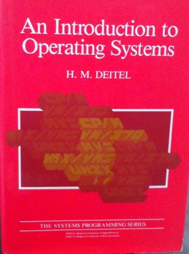 Imagen de archivo de An Introduction to Operating Systems a la venta por G.J. Askins Bookseller