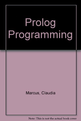 9780201146479: PROLOG Programming: Applications for Database Systems, Expert Systems, and Natural Language Systems