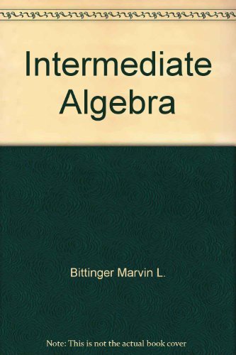 Stock image for Intermediate algebra for sale by Bookmans