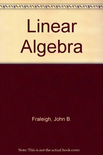 Imagen de archivo de Linear algebra a la venta por HPB-Red