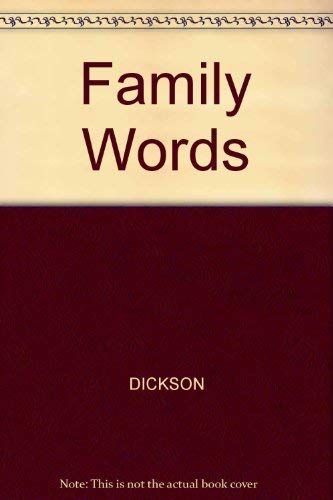 Stock image for Family Words: The Dictionary for People Who Don't Know a Frone from a Brinkle for sale by 2Vbooks