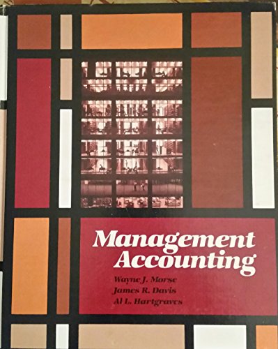 Stock image for Management Accounting for sale by Better World Books