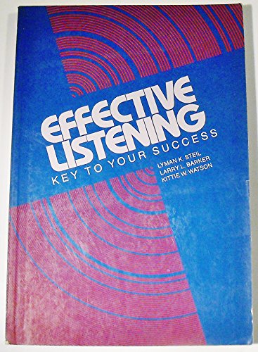 Beispielbild fr Effective Listening: Key to Your Success zum Verkauf von Wonder Book