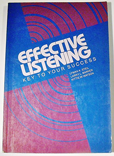 Imagen de archivo de Effective Listening: Key to Your Success a la venta por Wonder Book