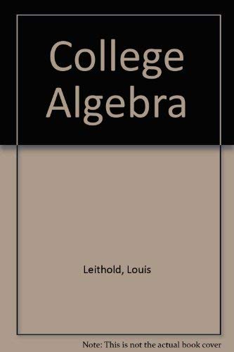 Stock image for College Algebra for sale by ThriftBooks-Dallas