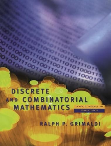 9780201199123: Discrete and Combinatorial Mathematics: An Applied Introduction
