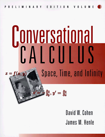 Stock image for Conversational Calculus, Preliminary Edition, Volume 2 for sale by HPB-Red
