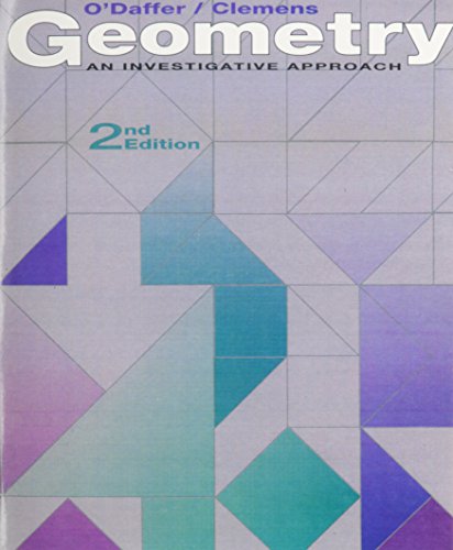 Stock image for Geometry: An Investigative Approach (2nd Edition) for sale by ThriftBooks-Atlanta