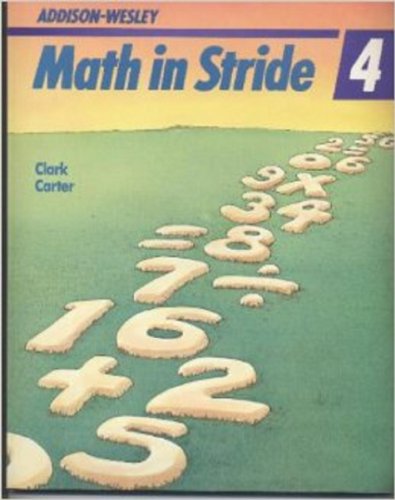 Stock image for Math in Stride W/B 4 Cons Se for sale by ThriftBooks-Atlanta