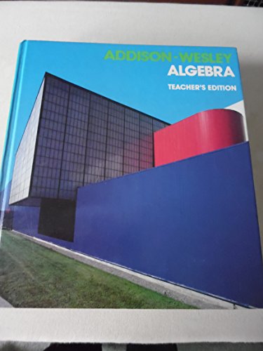 9780201253764: algebra