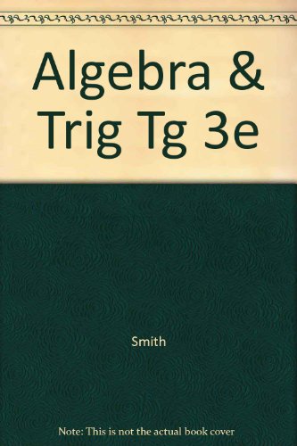 Stock image for ALGEBRA/ALGEBRA AND TRIGONOMETRY: INVESTIGATE ACTIVITIES FOR THE TI-81 CALCULATOR TEACHER'S BOOK for sale by Bookmans