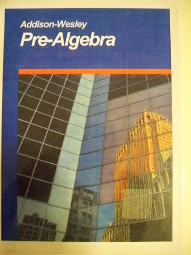 Imagen de archivo de Pre Algebra a la venta por Better World Books