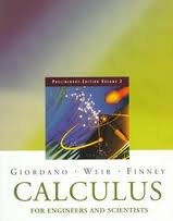 Calculus for Engineers and Scientists (9780201307993) by Giordano, Frank R.; Weir, Maurice D.; Finney, Ross L.