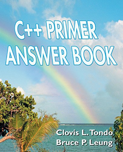 C++ Primer Answer Book: Answer Book to 3r.e (Visual QuickStart Guides) (9780201309935) by Tondo, Clovis L.