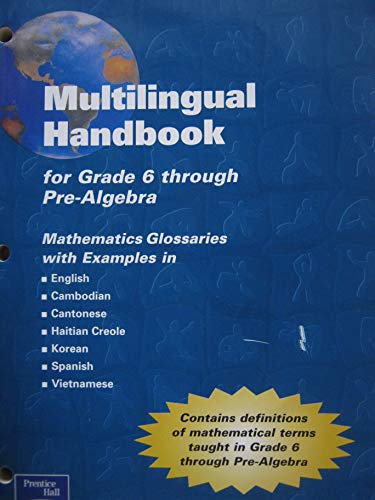 9780201313482: Multilingual Handbook for Middle School Math, Courses 1-3 (Grade 6 through Pre-Algebra)