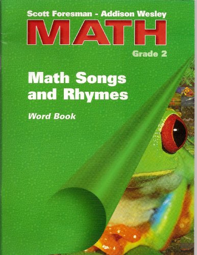 Beispielbild fr Scott Foresman - Addison Wesley Math Grade 2 MATH SONGS AND RHYMES Word Book and 6 Audio Cassettes zum Verkauf von ThriftBooks-Atlanta