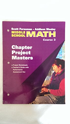 Imagen de archivo de Chapter Project Masters (Middle School Math: Course 3) a la venta por Nationwide_Text