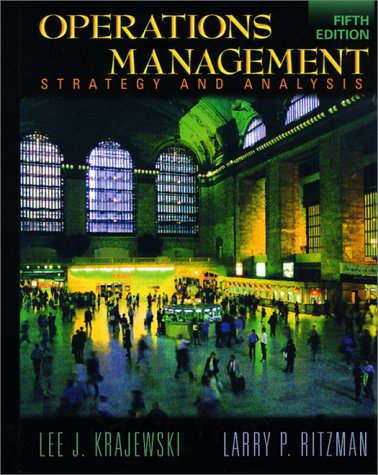 9780201331189: Operations Management: Strategy and Analysis