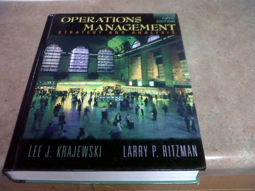 9780201331189: Operations Management: Strategy and Analysis