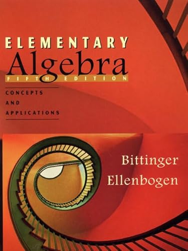 9780201337457: Elementary Algebra: Concepts and Applications: Concepts and Applications and Student Solution Manual National Package